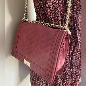 BCBG Red chain strap bag